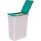 Hardware Resources Green 35 Quart Plastic Waste Container Lid CAN-35LIDG - alternate 3